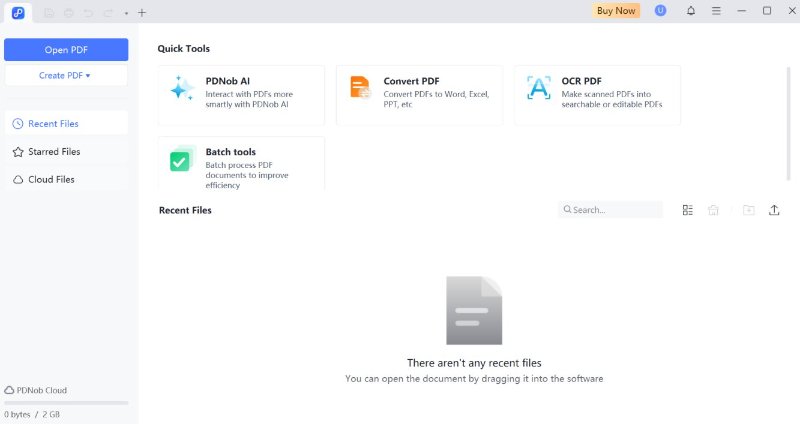 ocr pdf with tenorshare pdnob step 1