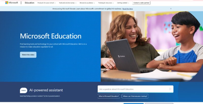 official microsoft education for teachers