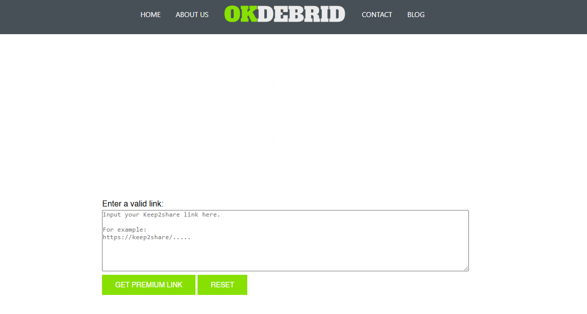okdebrid keep2share downloader