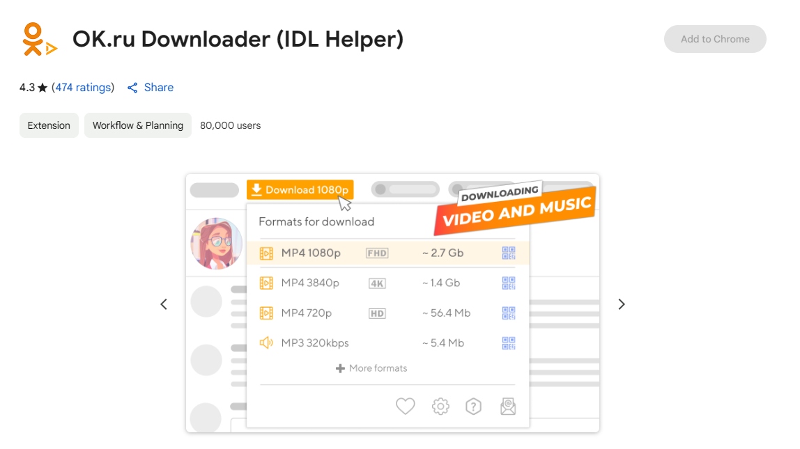 descargar video de okru con idl helper