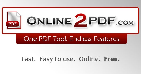 Online2pdf Homepage