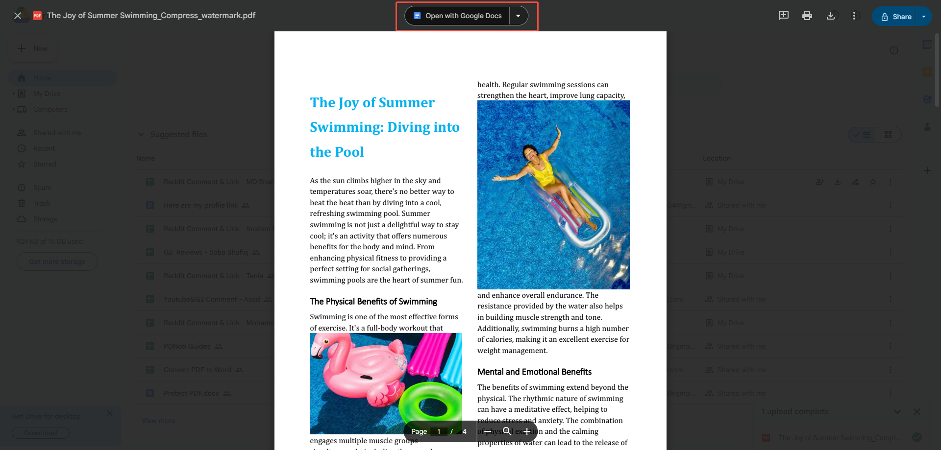 open pdf in google docs