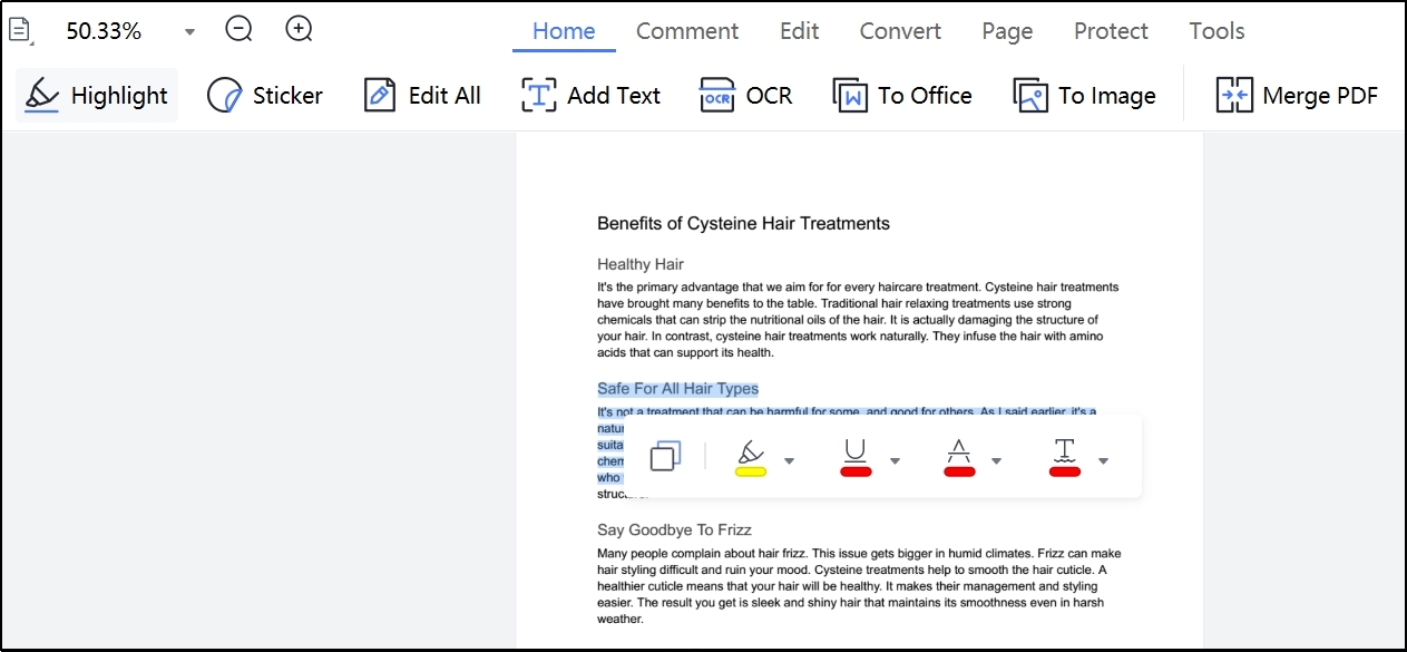 edit text in pdf editor