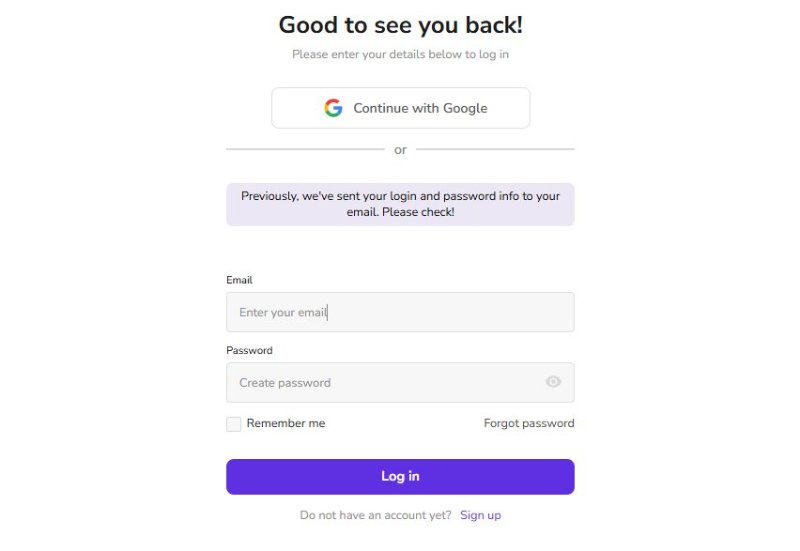 página de inicio de sesión de pdfguru