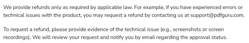 política de reembolso de pdfguru