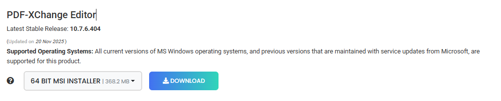 pdf xchange editor free download