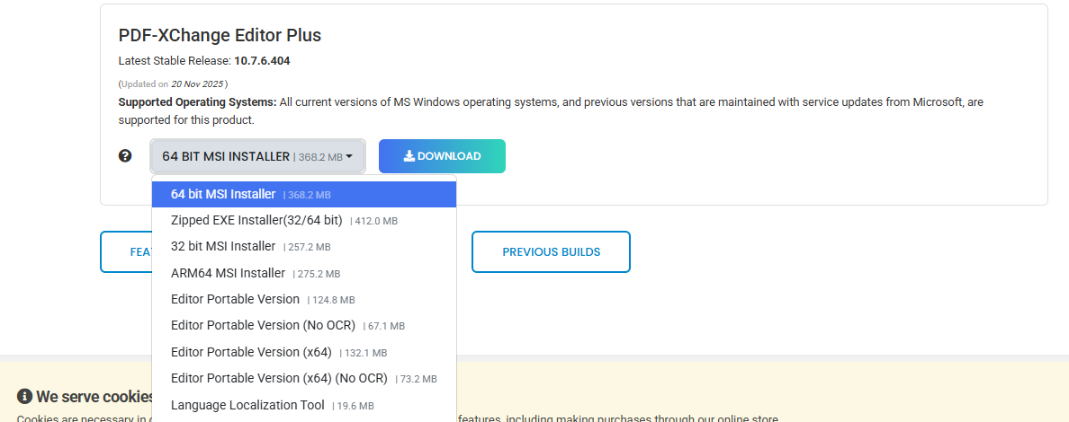 pdf xchange editor plus system