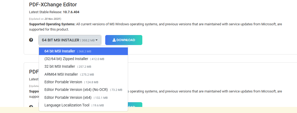 pdf xchange editor system