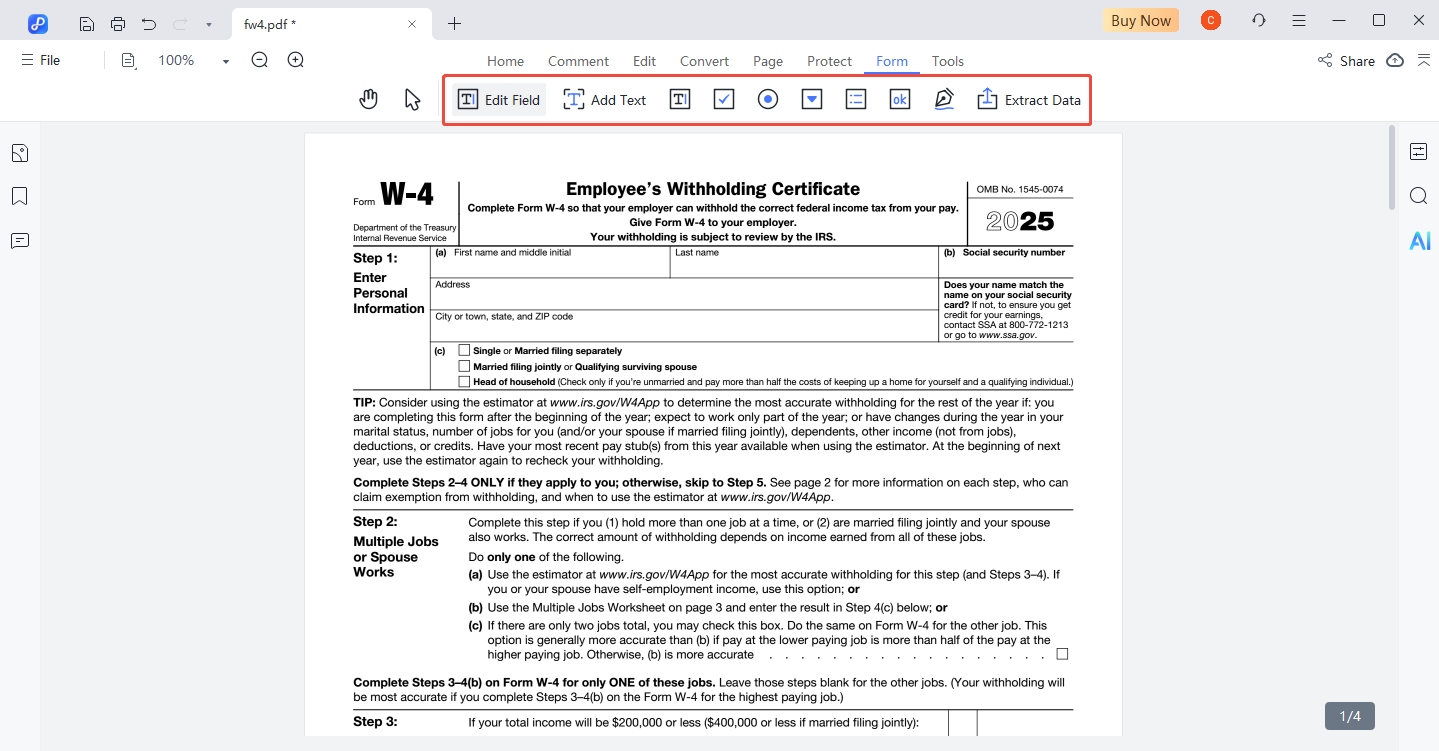 pdnob insert fillable form fields