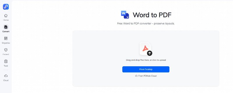 pdnob online word to pdf converter