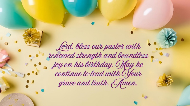 powerful birthday prayer for a pastor