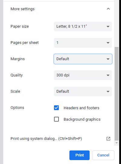 printer doesn’t support legal size