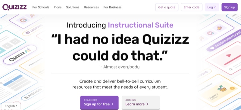 quizizz free quizlet alternative