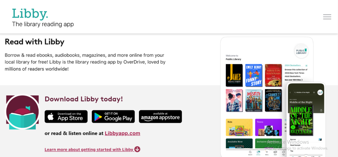 leer libros completos online gratis con libby books