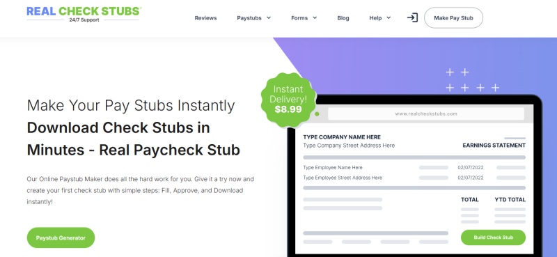 realcheckstubs adp paystub generator