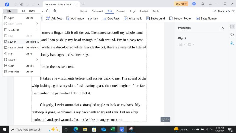 save pdf with tenorshare pdnob