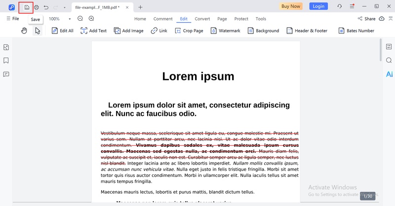 Save Your Cropped Pdf