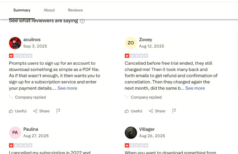 Scribd negative customer feedback