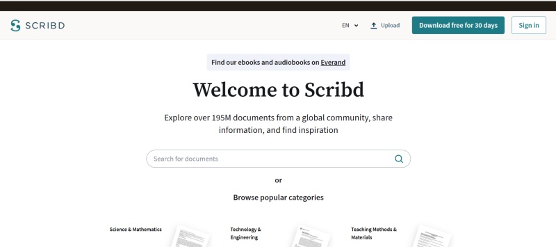 scribd z-library alternative free