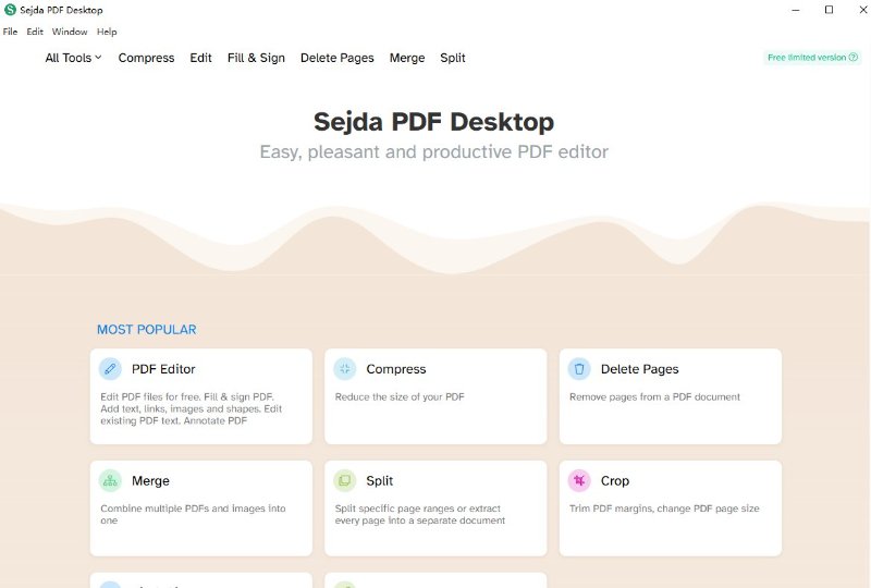 sejda desktop version