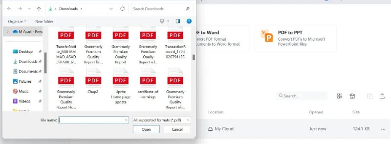 select the pdf file in pdf24 creator mac alternative