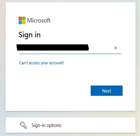 sign in microsoft