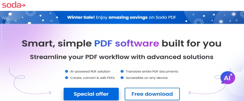 soda pdf editor for accountants free