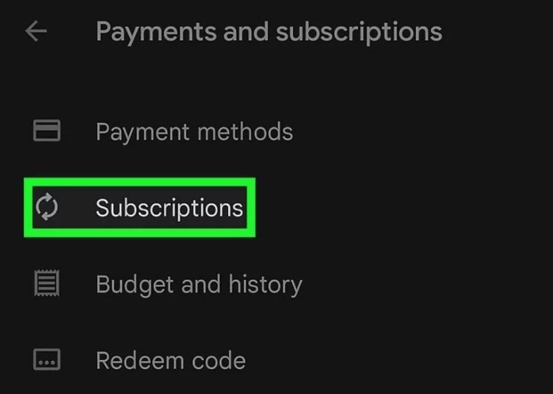 tap subscriptions