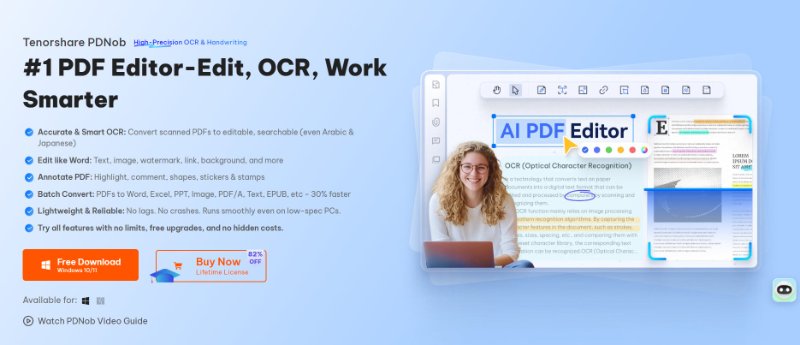 tenorshare pdnob for ocr