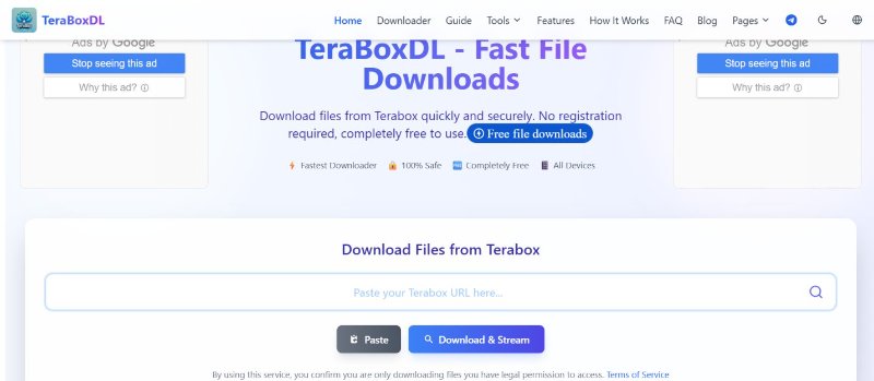teraboxdl terabox downloader