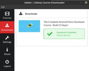 udeler udemy course downloader