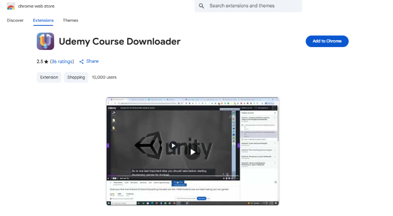 udemy course downloader extension