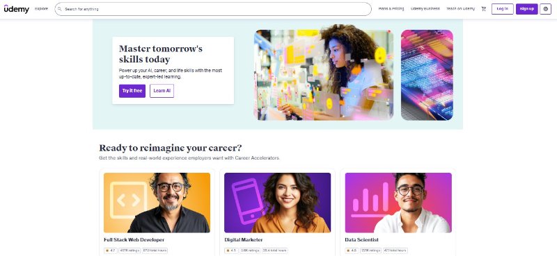 udemy websites like khan academy free