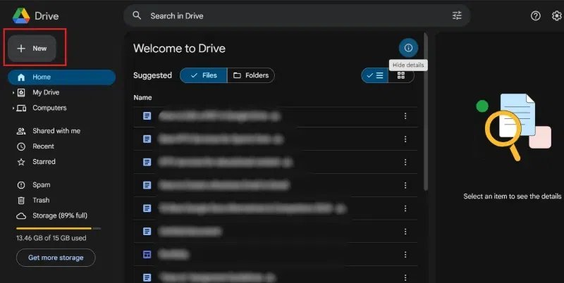  upload pdf to google drive