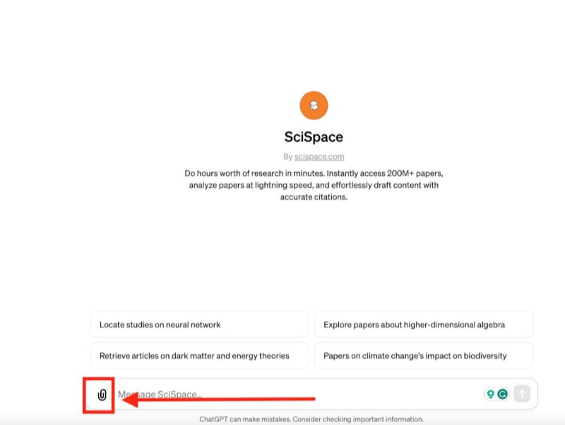 upload research paper to scispace