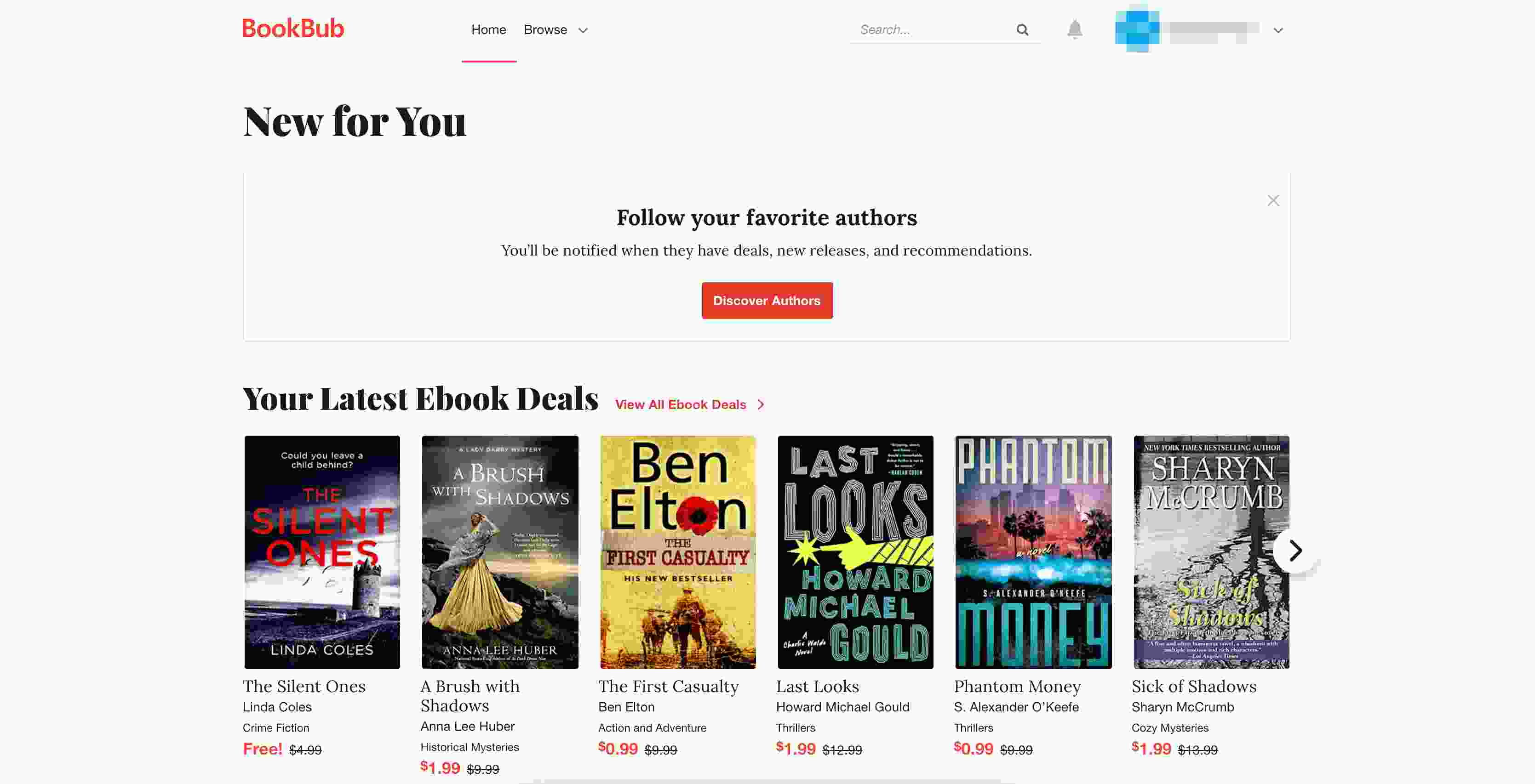 use bookbub as a user