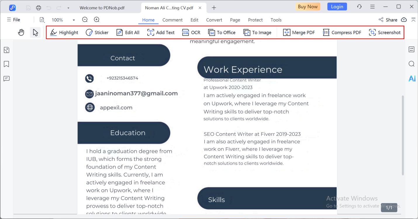  use the annotation tools