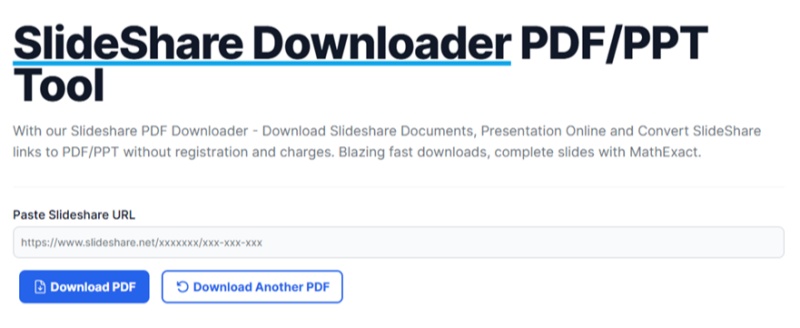 math exact slideshare downloader