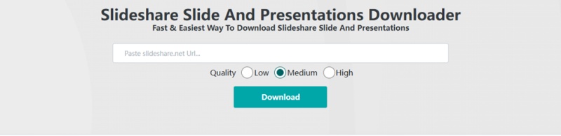 slideshare slide and presentations downloader