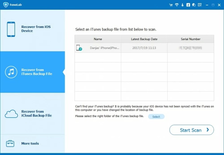 Appgeeker Itunes Backup Recovery