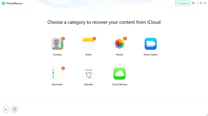 Phonerescue Icloud Recovery Dashboard