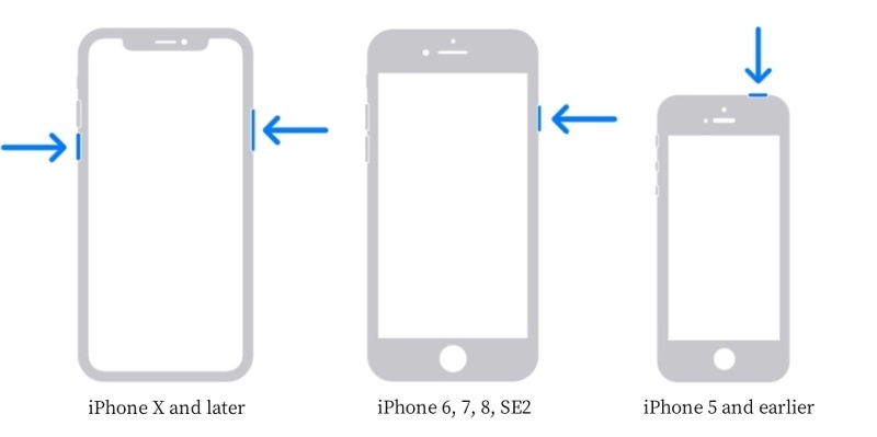 Force Restart Fixes Mobile Blue Screen