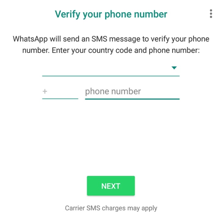 Enter Received Virtual Number