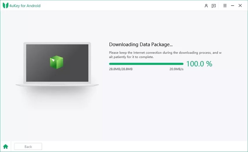 4ukey Downloads Required Data Package Automatically