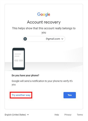 account recover