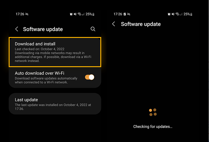 android software update