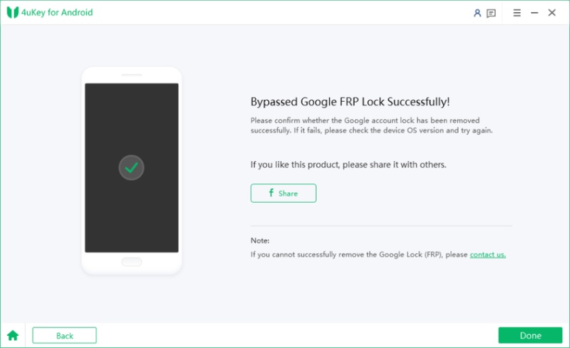 Click Done When Process Finishes
