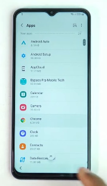 Click Google Then Settings to Bypass Frp