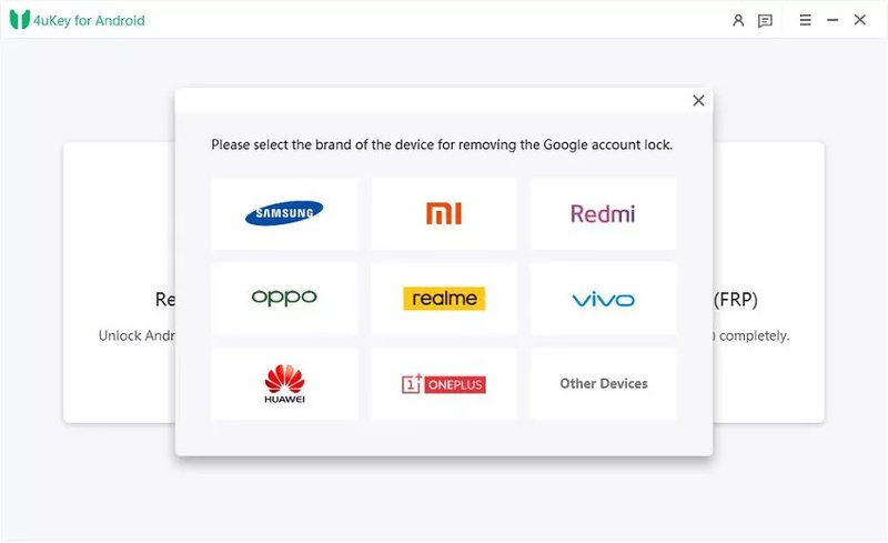 Click Start to Begin Bypass