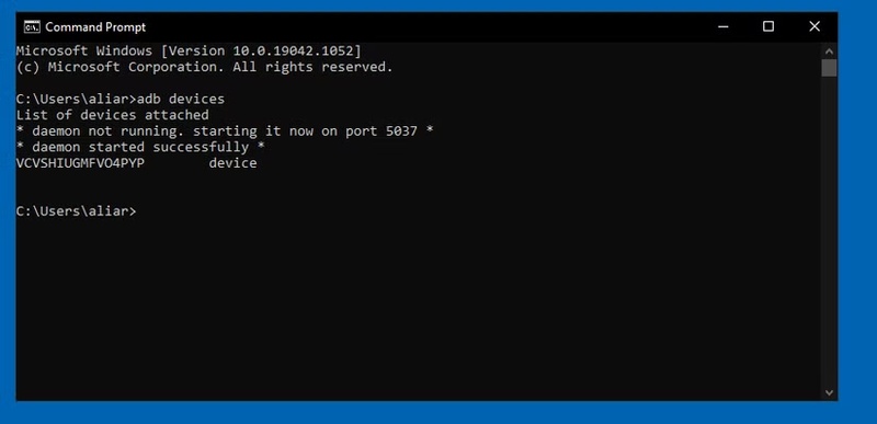 Command to Check Connected Devices